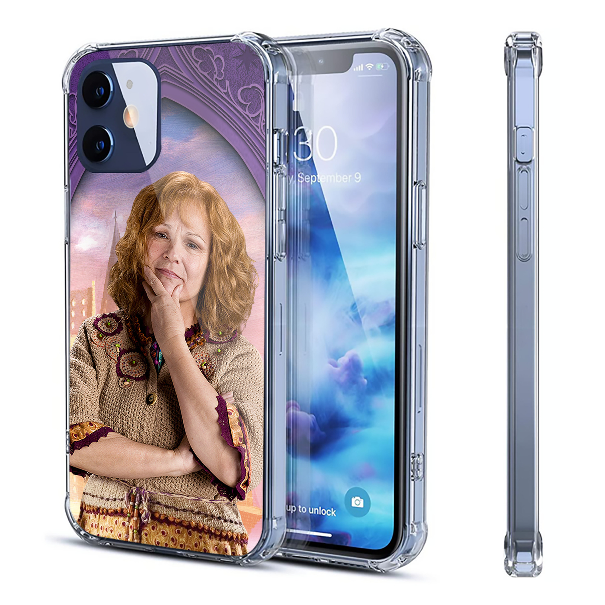 （画像用） Harry Potter ハリー・ポッターシリーズ 【iPhone 12シリーズ対応】透明スマホケース（クリアソフトケース）